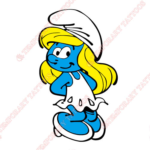 The Smurfs Customize Temporary Tattoos Stickers NO.3465
